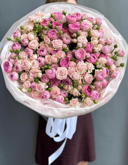 Blush and Boom Grand Spray Rose Bouquet