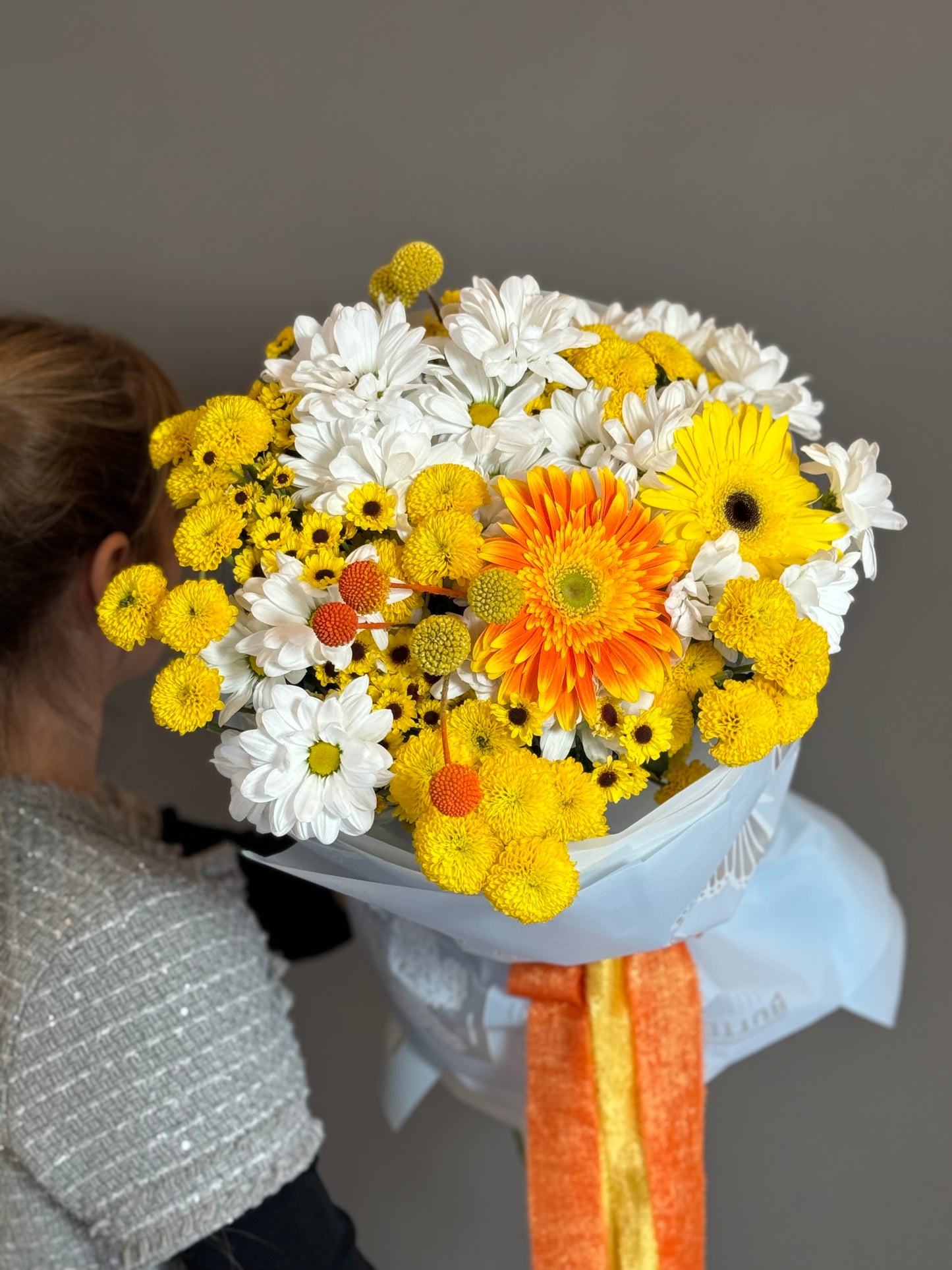 Autumn Field. Pom, Gerbera, Billy balls.