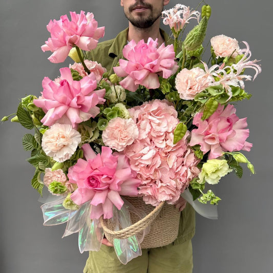 The Pink Noise | Luxe Garden Basket